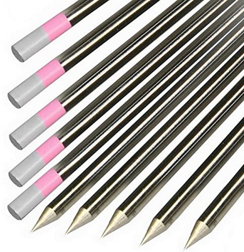 LITTY Wolfram Elektrode W+Oxid (pink-grau) Lymox Lux, WIG-Schweißen, Strahlungsfreie geeignet für WIG- und Plasma-Schweißverfahren, ideal das automatisierte Verfahren, Ø 2,4 x 175 mm