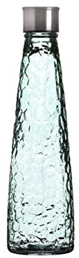 WESTCRAFT farbige Glas-Wasserflaschen, 750 ml, Vintage, luftdicht, für Saft, Getränke, Wasserflasche (6 Pastell-Farben nach Wahl) (Gruen)