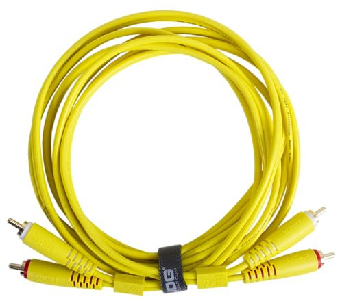 UDG Audio Cable Set RCA - RCA Yellow Straight 3m