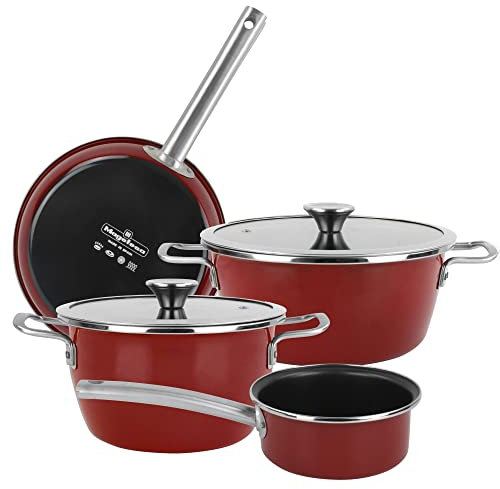 MAGEFESA Batería de cocina elite rojo