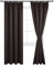 DWCN Gardinen Blickdicht Vorhänge mit Kräuselband 2er set H245 x B140 cm, Verdunklungsvorhänge mit Vorhang-Krawatten, Vorhänge Wohnzimmer Schlafzimmer Thermogardine Kälteschutz Wämreisolierende, Braun