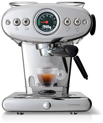 illy 60501 - Cafetera X1 Anniversary Eco Mode de cápsulas Iperespresso, color inoxidable