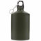 Happyyami Borraccia Portatile 500ml Bottiglia Per Acqua Resistente All'Usura Per Escursionismo e Campeggio Con Gancio Tonalità Casuale