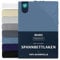 Dreamzie Premium Spannbettlaken 180x200 cm, Spannbetttuch für Dicke Matratzen bis zu 27 cm, Bettlaken 100% Jersey Baumwolle, 150 g/m², Oeko-TEX Zertifiziert - Blau