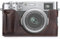 MUZIRI KINOKOO Fuji X100VI Tasche, Echtleder Halbschutzhülle kompatibel für Fujifilm X100VI Kamera – mit Öffnungsboden und Handgriff-Design – Kaffee