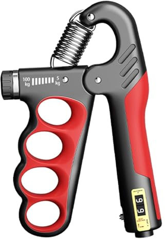 TTCUDADN Grip Strengthener, Hand Grips Strengthener, Forearm Trainer with Automatic Counter, 5-100 Kg Adjustable Hand Gripper for Musicians Athletes
