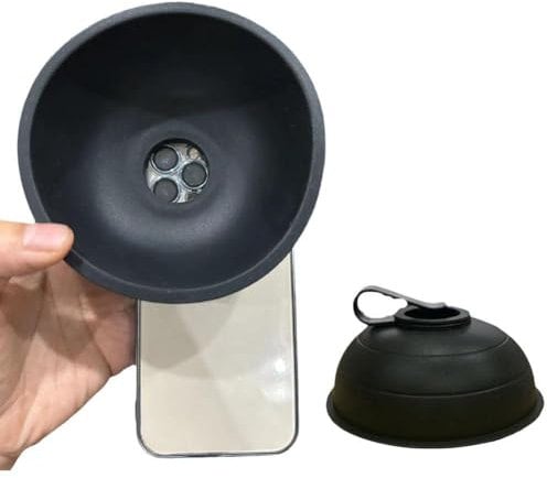 Cellphone Lens Hood for Smartphone Camera Attachments,Anti-Reflection Cell Phone Lens Hood Shade,Reduces Lens Flare and Glare