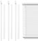 Ciieeo Blind Wand: 3pcs 60cm 23inch Vertical Blinds With 3 Hook Replacement Long Opener Wand Rod Venetian Pole for Window Accessories