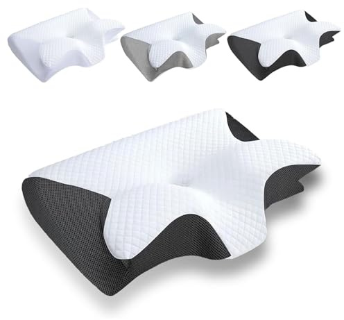 Sumcalio Restrelief Premium Ergonomisches Kissen Seitenschläfer für Erwachsene, Ornatera Entlastungskissen, DreamAlign Kissen, 2024 Neues Nackenkissen zum Schlafen, Zervikales Memory Foam Kissen