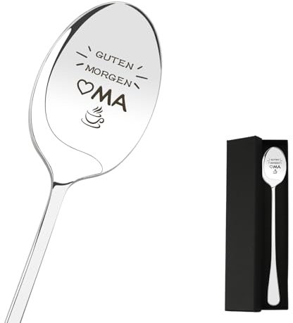 Oma Geschenk Muttertagsgeschenk für Oma von Enkel Enkelin Oma Geschenk zum Geburtstag Muttertag für Oma Kaffeelöffel Ostergeschenke für Oma Geburtstagsgeschenk