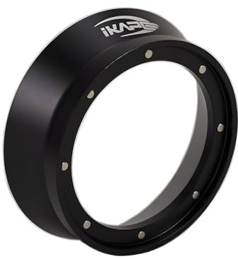 IKAPE 54mm Espresso Dosiertrichter, Magnetischer Dosiertrichter mit 8 Magneten, Espresso Zubehör Kaffee Dosierring Kompatibel mit 54mm Breville Siebträger Serie