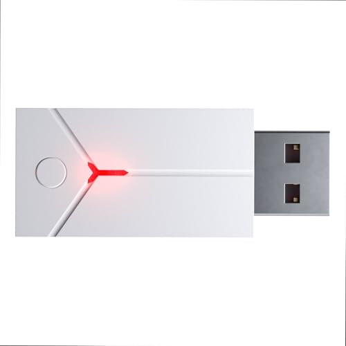 FOIRCEADAL Adapter for original P4 Controller, Compatible with PS5/PS4 Consoles/PC Gamed, Small Wireless Game Handle USB Converter, Plug & Play.