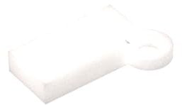 Gobricks 2429 Hinge Hinge Plate 1 x 4 Swivel Base 50 Pieces GDS-807 Compatible with Lego Building Blocks Color:Milky White 091