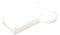 Gobricks 2429 Hinge Hinge Plate 1 x 4 Swivel Base 50 Pieces GDS-807 Compatible with Lego Building Blocks Color:Milky White 091