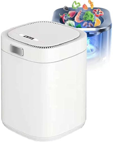Electric Kitchen Composter, Transforms Food Waste into Fertilizer with Low Speed Grinding, Ideal for Indoor Countertop Use