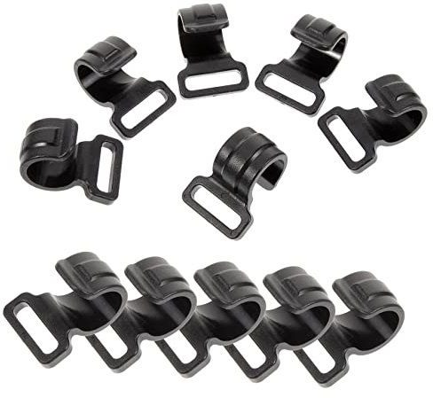 Toyvian 10Pezzi Ganci Riutilizzabili in Ad Alta per Tende Accessori Esterni Facile Installazione Garage attività
