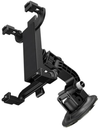 IWOWHERO Car Tablet Holder with Suction Cup Design Rotating Laptop Stand for Vehicles Secure and Convenient Tablet Mount for Easy Movie Watching and Navigation