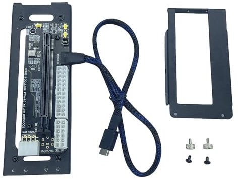 Support EGPU pour ordinateur portable NVMe Dock externe GPU pour cartes PCIe externes et cadre de station d'accueil GPU
