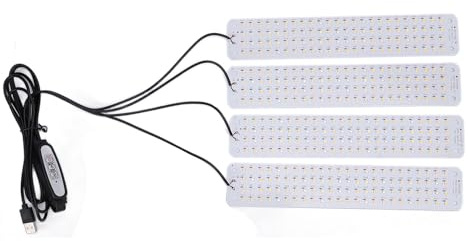 LED wachsen leichte Panel für Innenpflanzen 384 LEDs Anbau Lampe Dimmbare intelligente Timing 5V