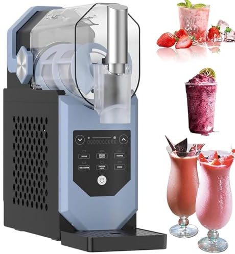 GDBTDL Professionelle Slush-Eismaschine mit 2L Behälter und LCD-Touch, Softeisbereiter für Smoothies, Milkshakes, Frozen Cocktails, Granitas und erfrischende Kaltgetränke in Gastronomie und Zuhause
