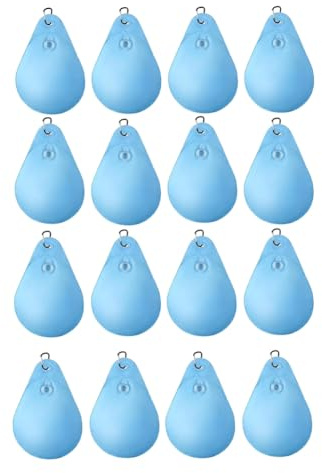 Ehwisbe 16 Pcs Pool Cover Weights with Hooks, Leakproof Swimming Pool Cover Hanging Bag for Above Ground Pool Cover