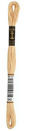 Anchor Stickgarne Anchor Sticktwist, Lauflänge: 8M 942