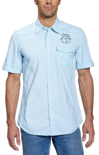 LERROS Herren Freizeithemd 2252728, Gr. 56 (2XL), Türkis (turquoise 454)
