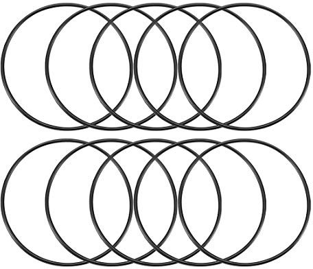 sourcing map Pack mit 10 Flansche Dichtung metrischer O-ring Nitrilkautschuk 120mm Außendmr. 113mm Innendmr. 3,5mm breit