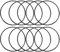 sourcing map Pack mit 10 Flansche Dichtung metrischer O-ring Nitrilkautschuk 120mm Außendmr. 113mm Innendmr. 3,5mm breit