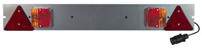 ABTECH Rampe de signalisation métal pour remorque Longueur 1m