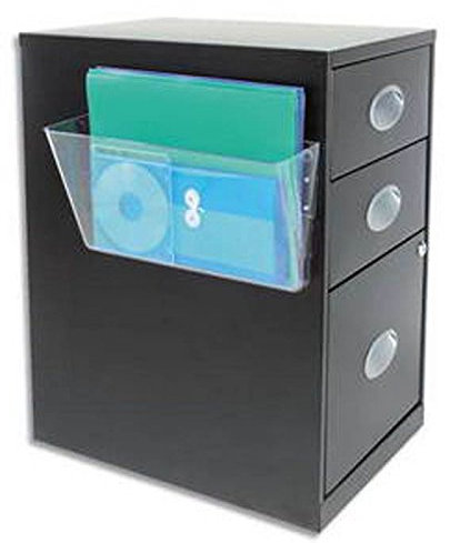 Corbeille murale magnetique A4 transparente