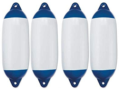 CLICSON® - Kit de 4 defensas inflables para embarcaciones. Dimensiones: 120 x 450 mm