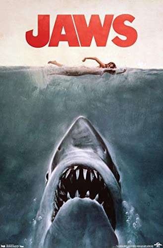 Trends International Jaws - One Sheet Wall Poster, 22.375 x 34, Unframed Version