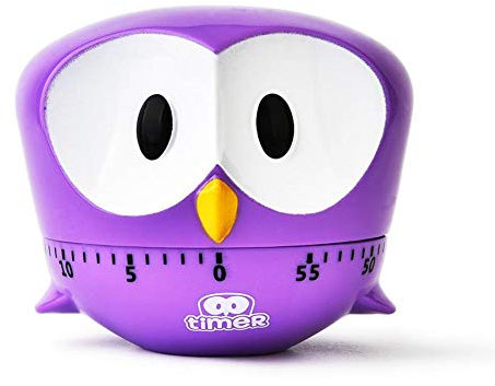 Eule Küchentimer, Cartoon Big Eye Eagl 60 Minuten Zeit Erinnerung Verwalten Mit Alarmfunktion, Küche Mechanisch Backen Kochen Countdown-Uhr