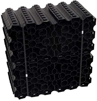 Base Kit for Shed 8ft x 6ft - Plastic Grid System for Shed, Log Cabin, Summerhouse - Garden Shed Base Grid w/Weed Fabric Membrane for Gravel Grids