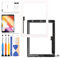 Srjtek Ersatzbildschirm compatible für ipad 4 4. Generation A1458 A1459 A1460 Digitizer Sensor Touch Glas Panel Reparaturteile Kit mit Home Button, Kleber mit Gratis Displayschutzfolie (weiß)