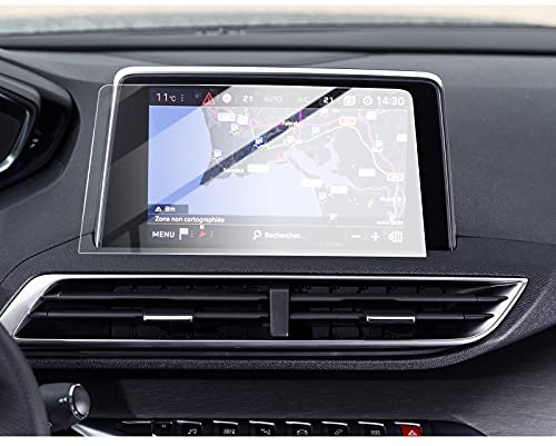GAFAT 2016-2020 Peugeot 3008 5008 GT 8 Navigation Schutzfolie, 8 Zoll Touchscreen Gehärtetes Glas Displayschutzfolie Folie, Peugeot 3008 Zubehör, Stoßfest, 9H Anti-Kratzen