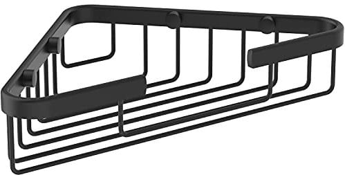 Ideal Standard IOM Porte Savon Mural Panier Grille d'Angle pour Douche Noir mat Fixations incluses A9105XG