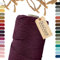 BooGardi Makramee Garn · viele Farben · Beere 5mm x 100m · 3mm oder 5mm · Wollgarn · kreatives knüpfen weben Stricken · DIY Boho Garn
