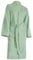 Brandsseller Unisex Bademantel aus Baumwolle XXL – Leichter Morgenmantel aus Waffel-Piqué für Damen & Herren – Saunamantel/Hausmantel für Wellness & Zuhause - Grün