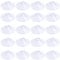 Pawfly 20 Pack Clear Suction Cups 3 cm PVC Plastic Sucker Without Hooks for Home Decoration and Organization