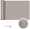 COOL AREA Brise-Vue pour Balcon HDPE Couverture de confidentialité Écran,Vent Protection UV Résistant aux,80x600cm,Taupe