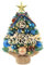 AFXXE 2023Mini Weihnachtsbaum, 45cm Weihnachtsbaum Klein Mit Beleuchtung, Kleiner Weihnachtsbaum Künstlich Geschmückt Wie Echt Set, Künstlicher Tannenbaum Mit Led Deko für Tisch Weihnachtsdeko