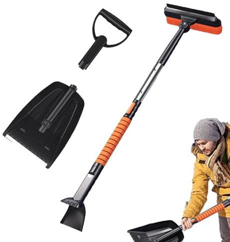 Schneeschaufel für Einfahrt Schwerlast Metall Abnehmbar