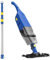 Aspirateur De Piscine, Rechargeable, Balai Aspirateur Piscine À Aspiration Puissante pour Piscines Hors Sol, Spas, Nettoie Les Petits Débris, Bleu