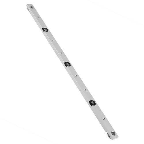 Miter Bar, Aluminium Alloy Miter Bar Slider Easy to Install Table Saw Gauge Rod Woodworking Tool T-Slot Track Bar Rail for Router Tables and Woodworking (450mm)