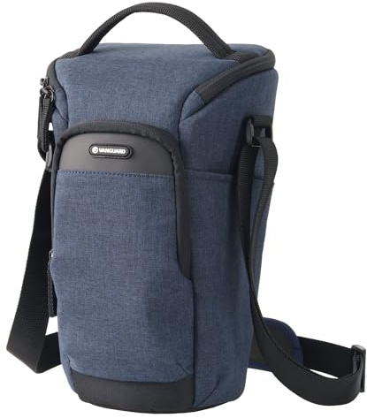 VANGUARD Vesta Aspire 16Z NV Sac pour Appareil Photo à Super-Zoom | Pour les modèles Nikon P1100, P1000, P950, Canon PowerShot SX70, Panasonic Lumix FZ1000, Sony RX10 ou similaires, bleu