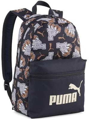 PUMA Kids Phase AOP Rucksack, klein, Marineblau