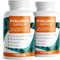 Hyaluron Kapseln 240x - optimal hochdosiert mit 500 mg Hyaluron pro Tag - hochwertige 500-700 kDa Hyaluronsäure + 2 mg bioverfügbares Zink - laborgeprüft mit Zertifikat - 100% vegan