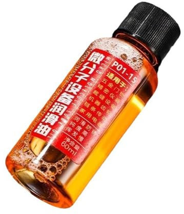 Qiwieod Aceite para motosierra,Aceite para motosierra | Lubricante de cadena ecológico de alto rendimiento 60 ml Aceite de sierra - Limpiador de cadena de suministros domésticos resistente al desgaste